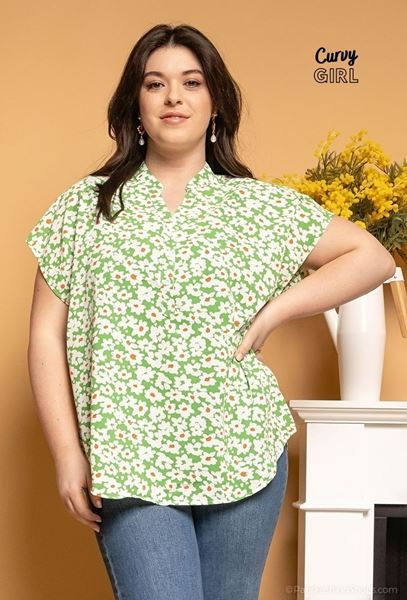 Picture of CURVY GIRL SUMMER BLOUSE